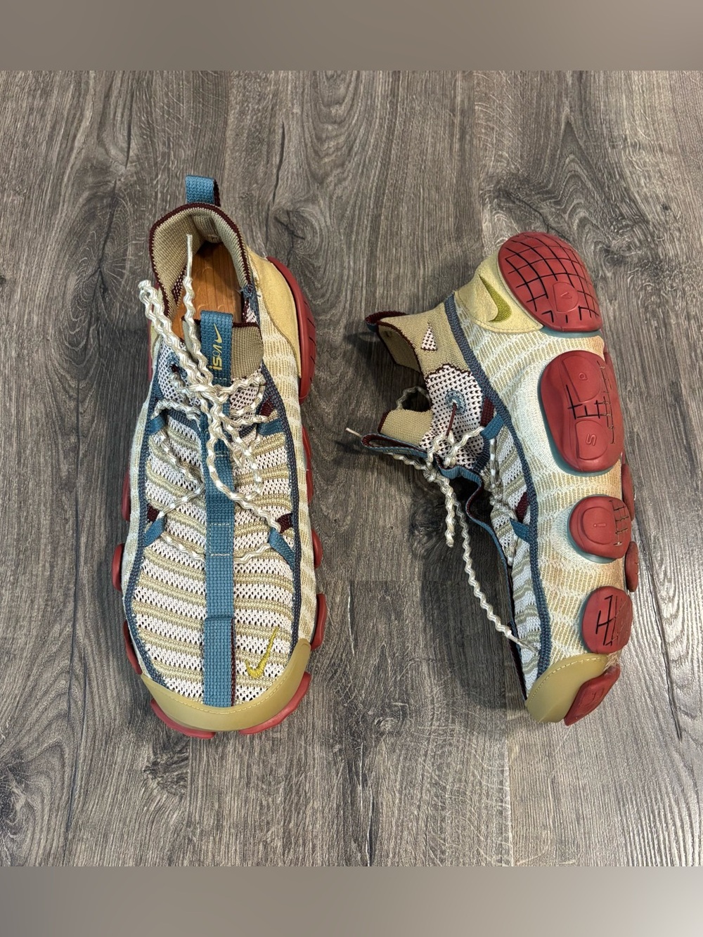 Nike Men’s ISPA Link 'Barley Desert Moss Innovative Design EUC Size 11 NO BOX